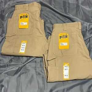 CARHARTT MEN LOOSE FIT CARGO WORK PANTS 36x32 BRAND NEW NEVER WORN 2 PAIR